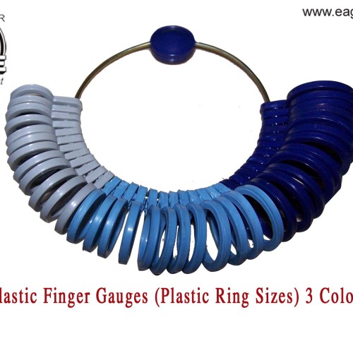 Plastic finger gauges (plastic ring sizes) 3 color jewellery tools in india